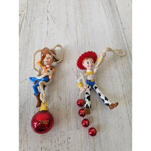 Vintage toy story rope andy jessie 2002 RARE ornament Xmas tree